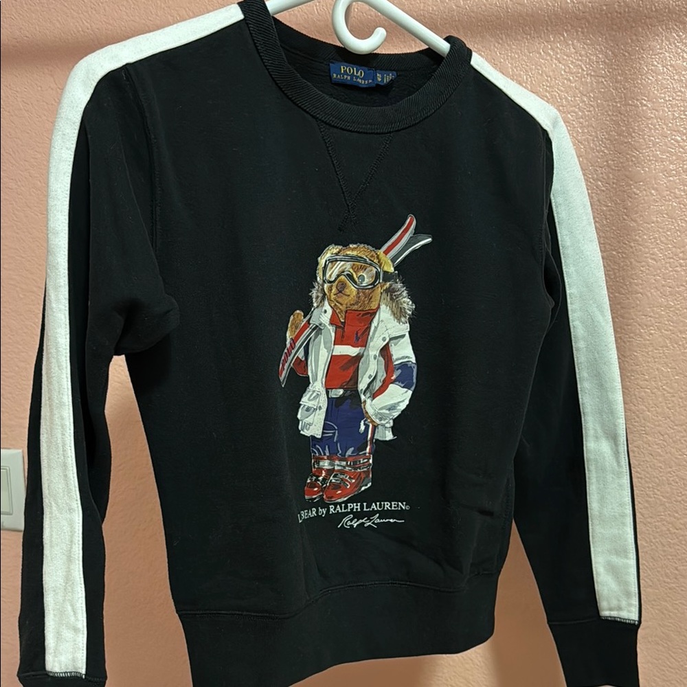Ralph Lauren Black Crewneck Sweatshirt